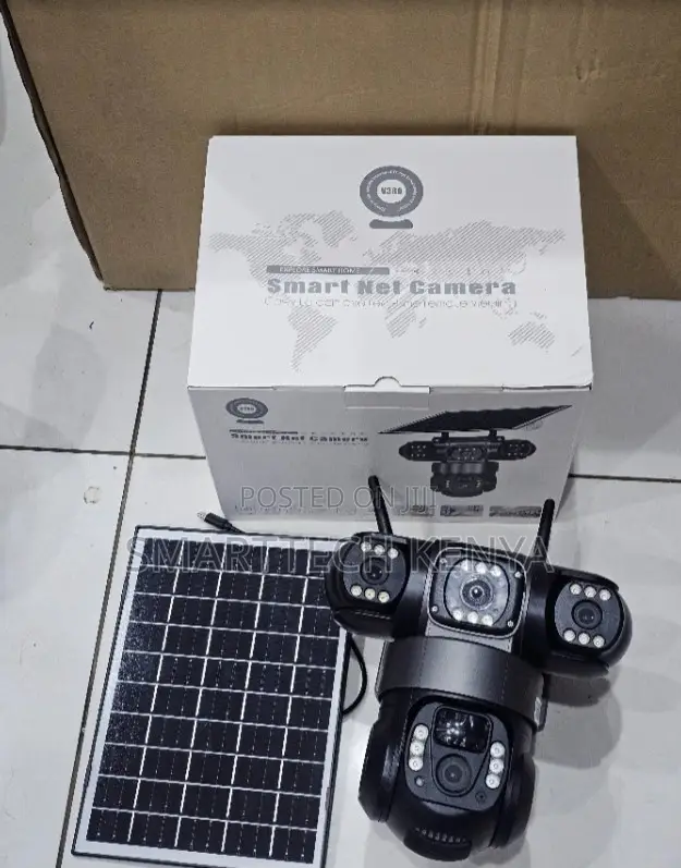 Outdoor Tripple Lens 4g Solar Camera Wireless Camera Solar