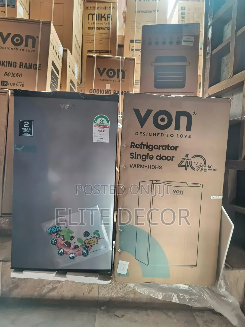 VON 90L Single Door Refrigerator – Compact & Energy Efficient