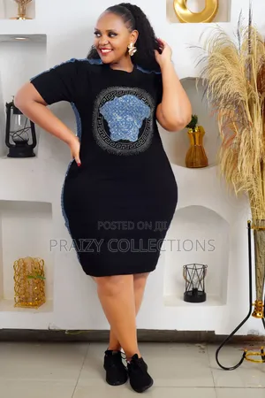 T-Shirt Dress -Cotton Track Material