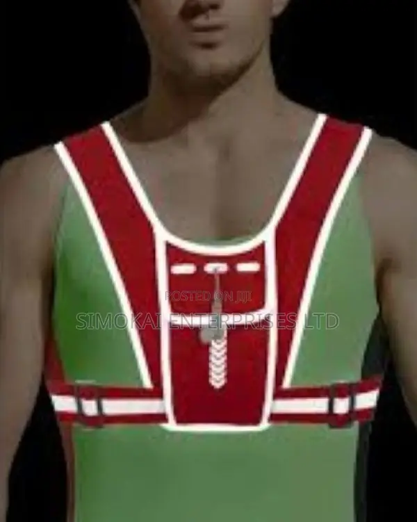 Exercise Reflective Vest With Multiple Pockets for Running & Gym