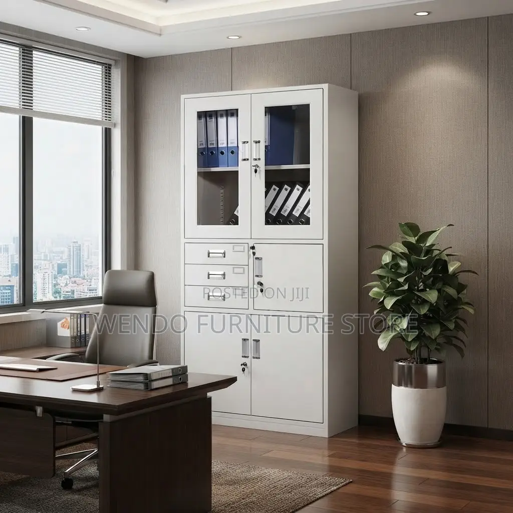 Office Cabinet; Two Doors Modern Office Storage Cabinets