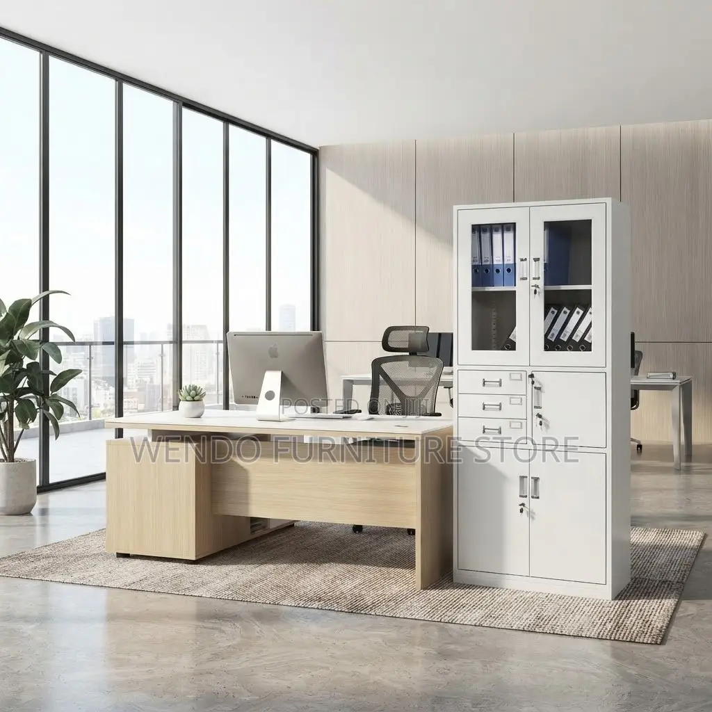 Office Cabinet; Two Doors Modern Office Storage Cabinets
