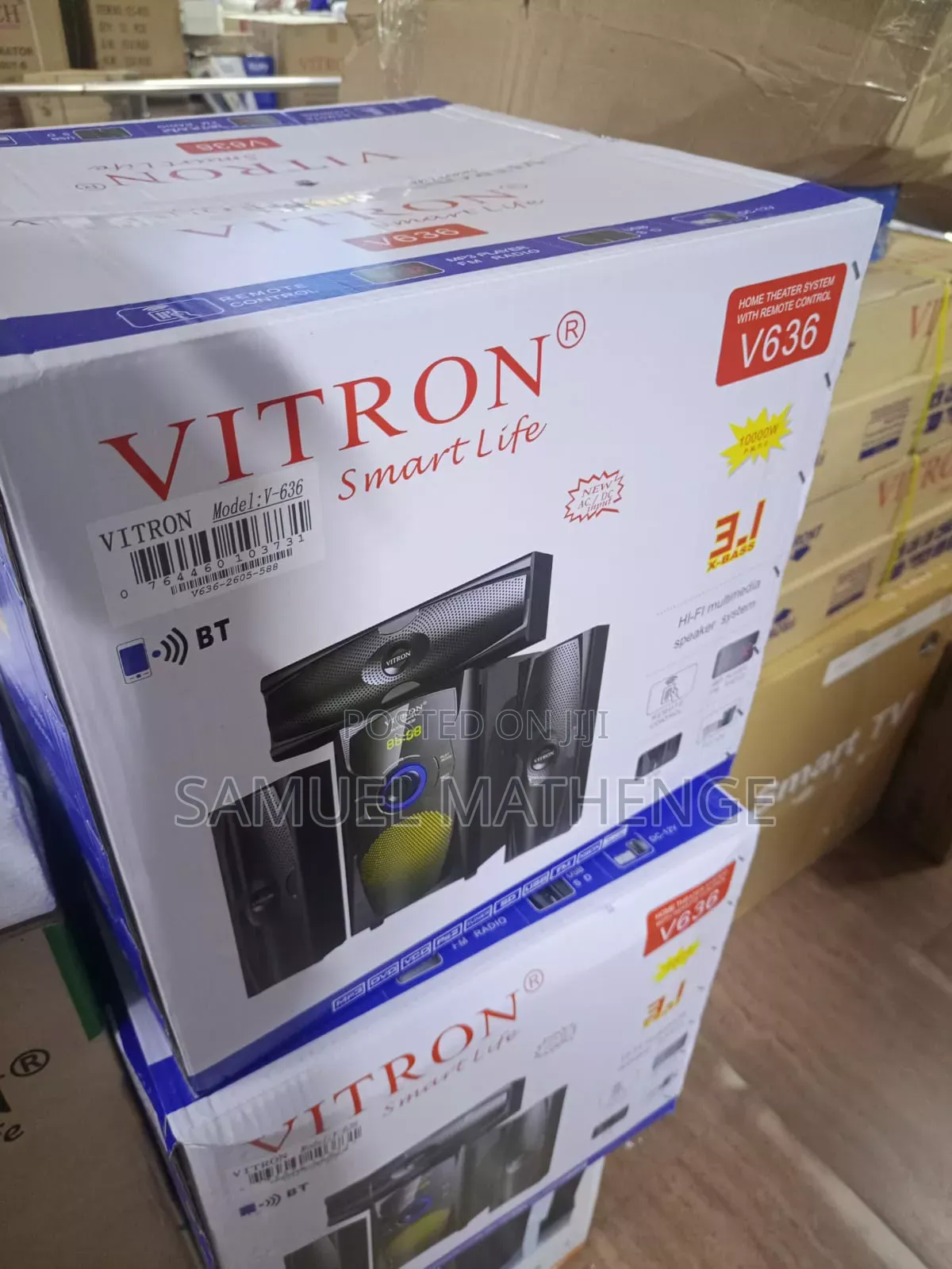 Vitron 3.1CH X-Bass 10,000W Speaker System