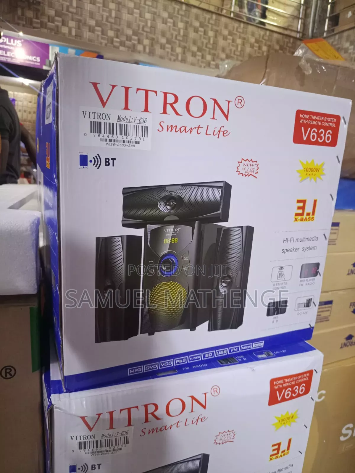 Vitron 10,000W Bluetooth Subwoofer Home Theater