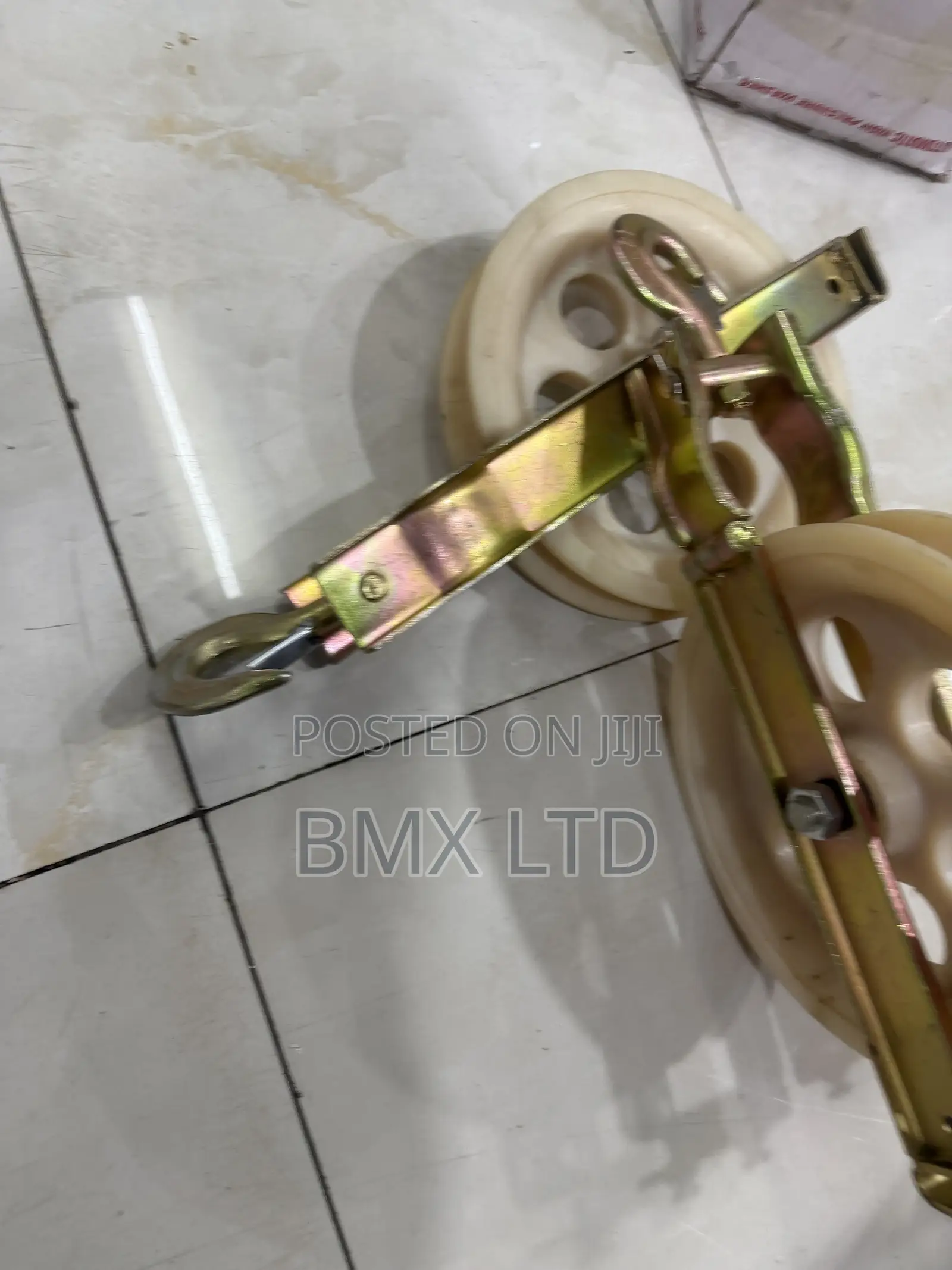 Overhead Wire Hoist Pulley With Safety Swivel Latch
