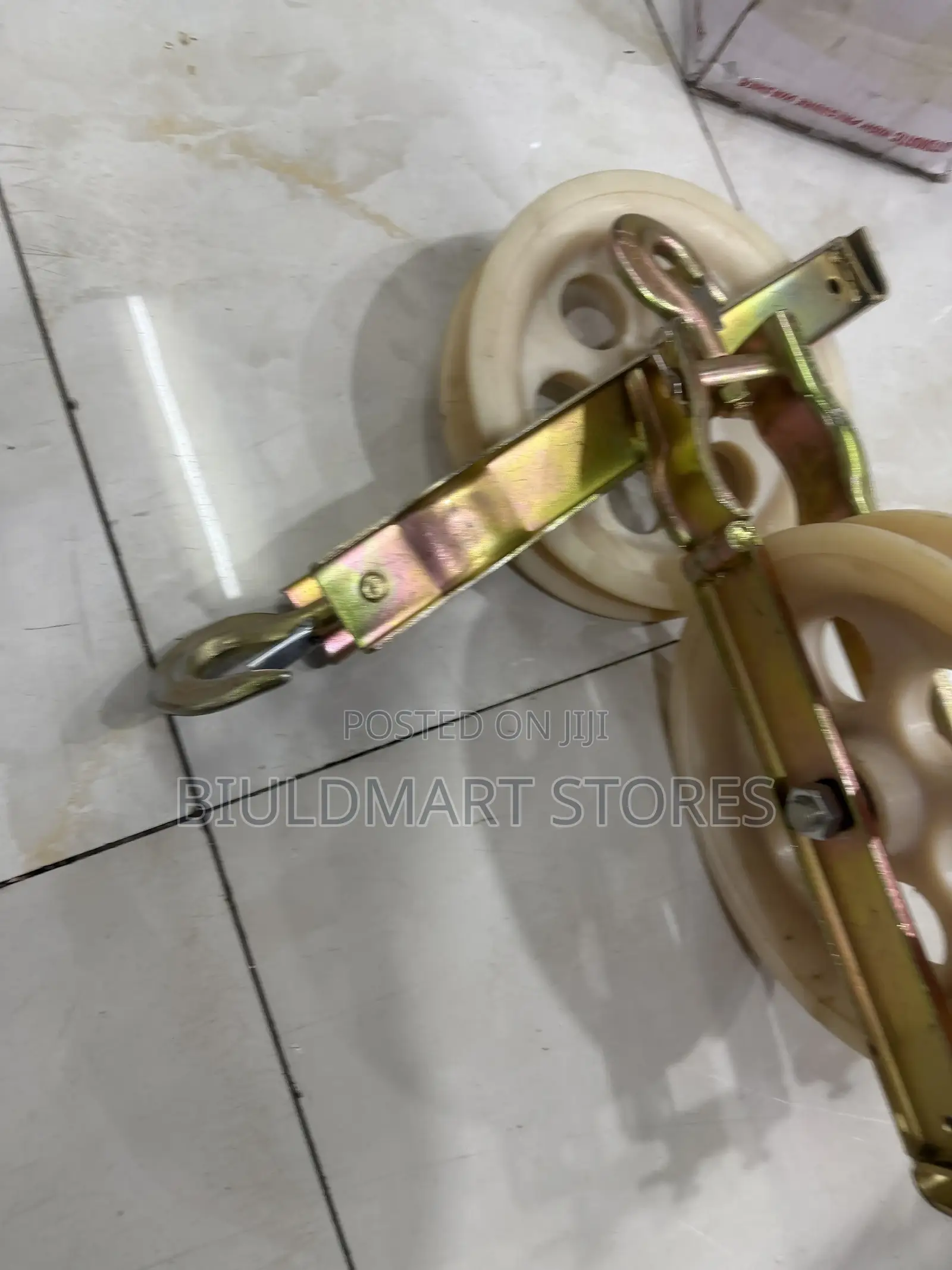 Overhead Wire Hoist Pulley With Safety Swivel Latch