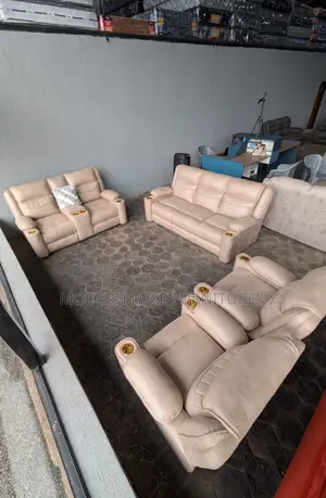 Grandé Touch 7 Seater Semi Recliner Sofa/7 Seater Sofa