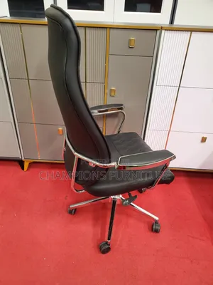 Imperial Geometric Leather Office Chair