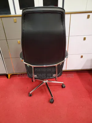 Imperial Geometric Leather Office Chair