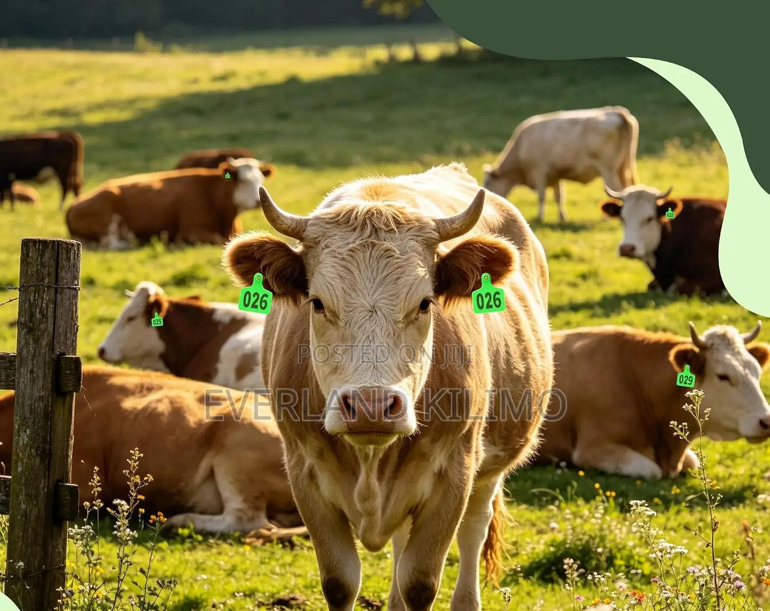 Medium Numbered Cattle Ear Tags