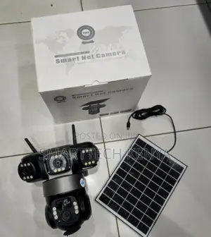 4G Triple Lens Solar CCTV Camera