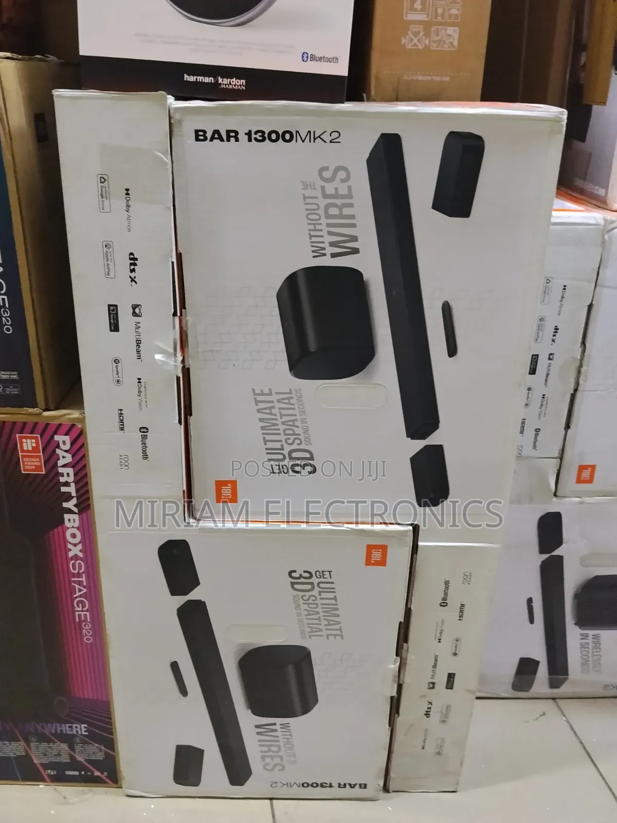 JBL Bar 1300 MK2 11.1.4 Channel Dolby Atmos Soundbar
