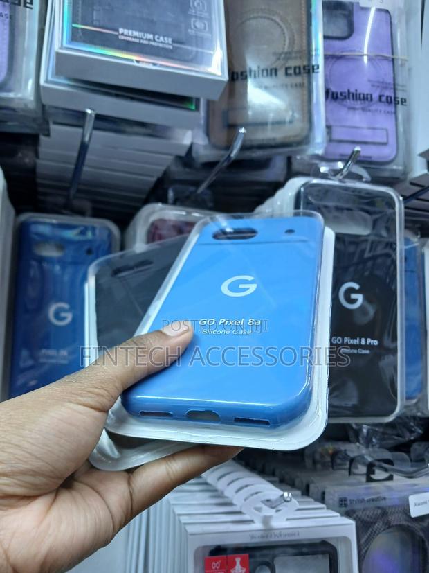 Soft Silicone Cover for Google Pixel 8a Phone Case Multiple Colours - thumbnail 2