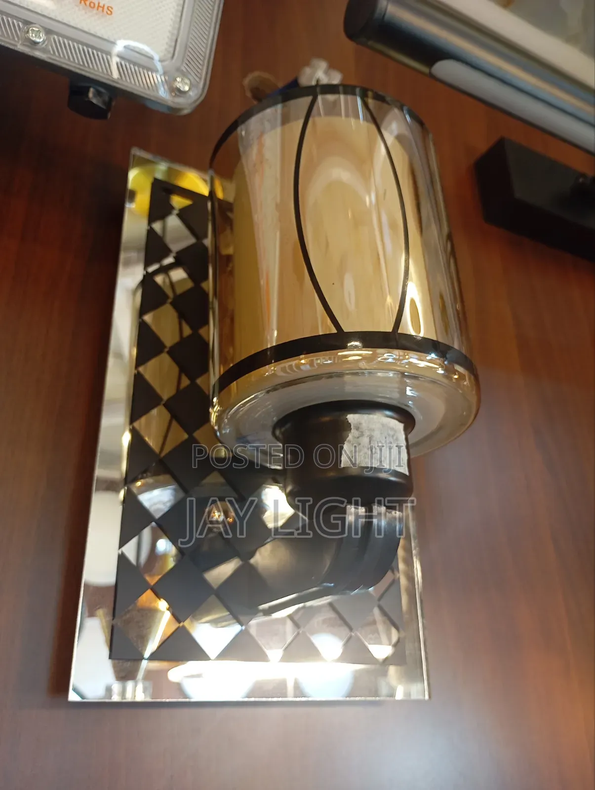 Glass Lamp Shade 1-Light E27 for Bathroom Vanity Light