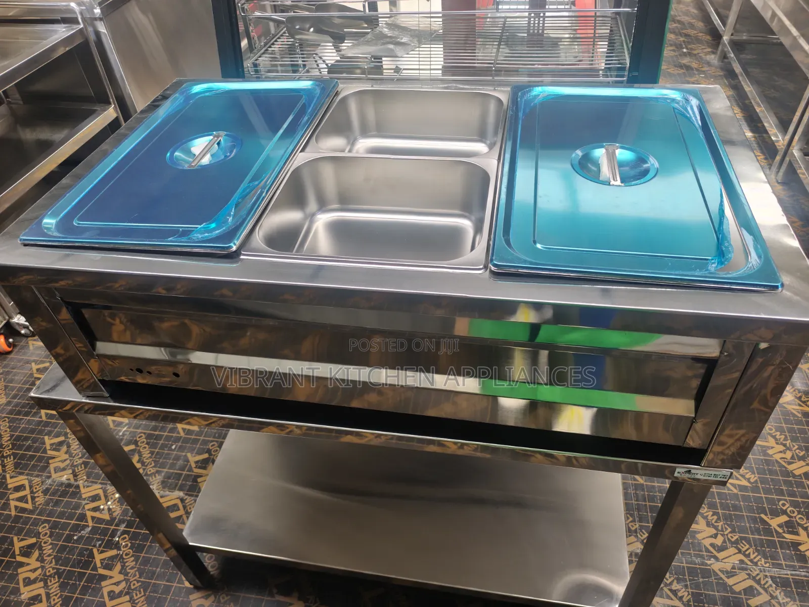 Table-Top 3-Pan Food Warmer