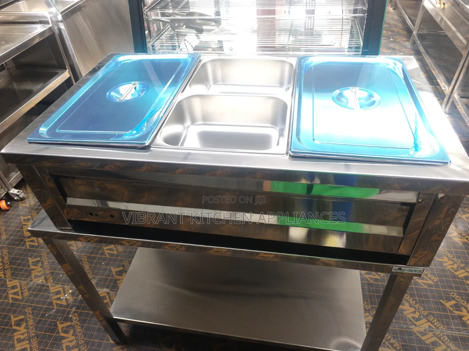 Table-Top 3-Pan Food Warmer