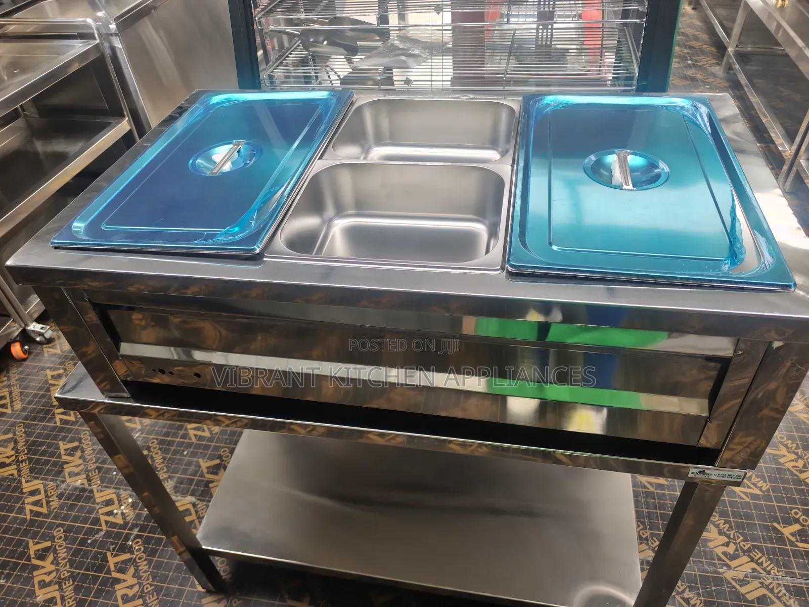 Table-Top 3-Pan Food Warmer