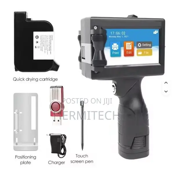 Handheld 12.7mm Inkjet Printer With Fast Dry Ink for Product Marking!!