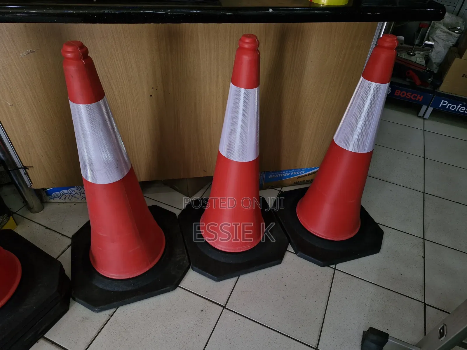 75cm PVC Reflective Traffic Cones
