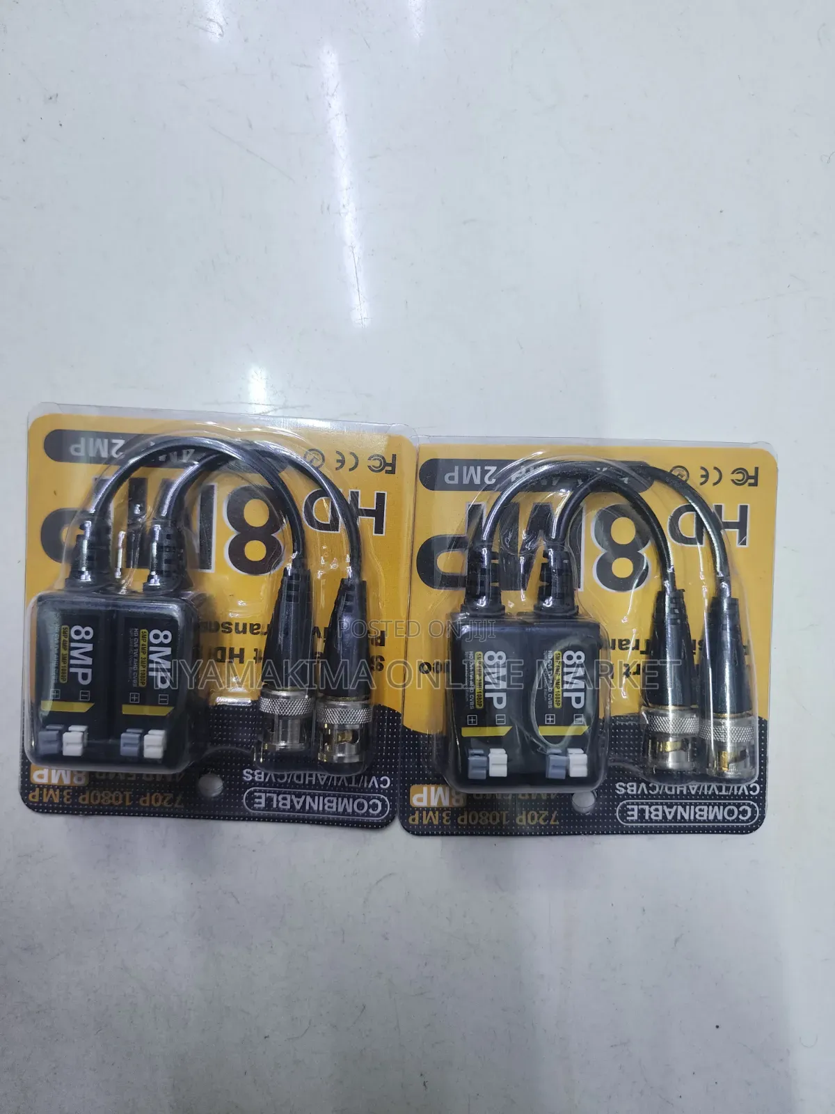 8MP Video Balun Connectors for CCTV System