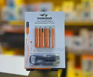 PORODO AAA Lithium USB-C Rechargeable 4 Pack