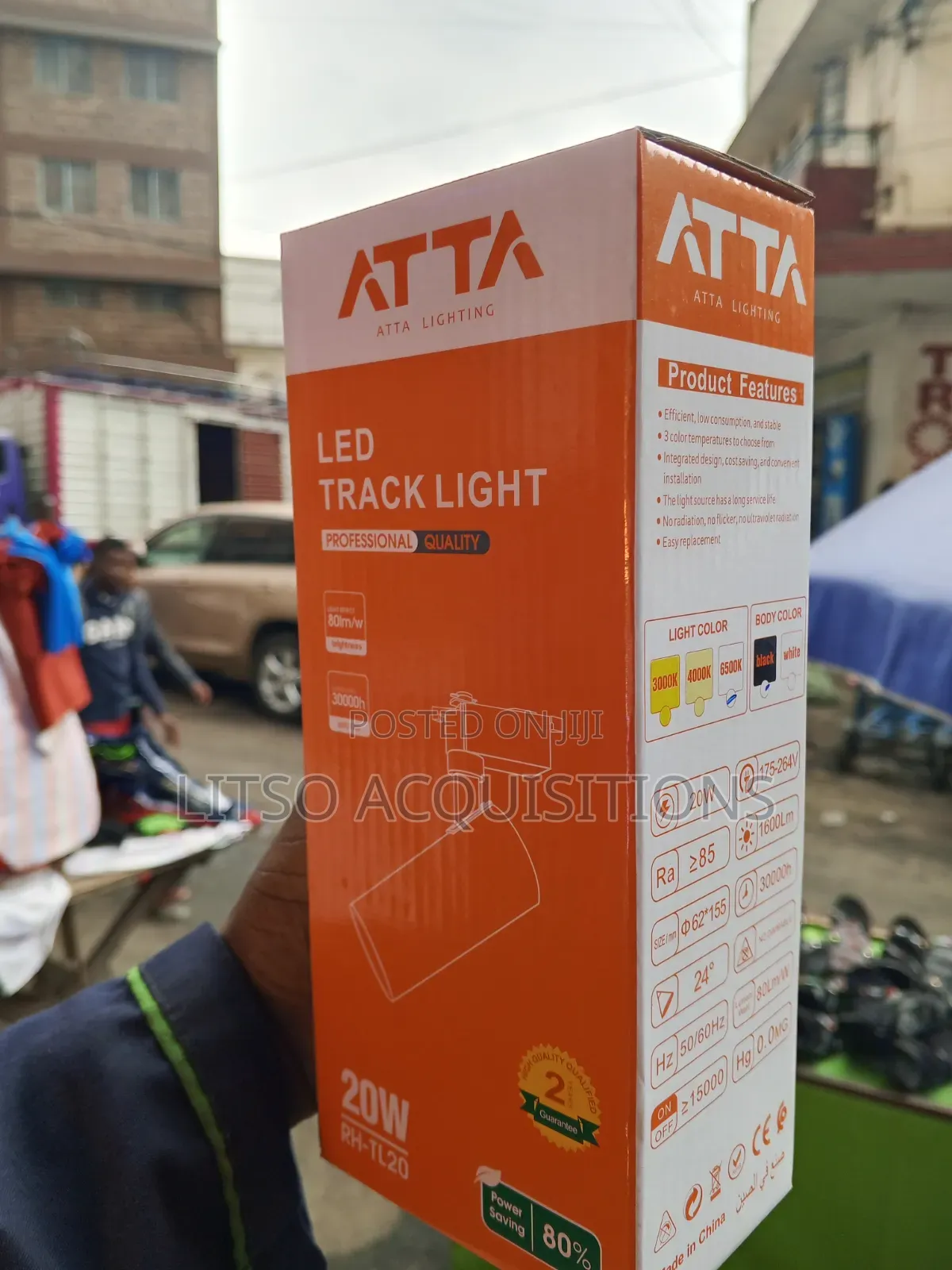 Buy 3× 20W LED Track Lights & Get FREE Rail