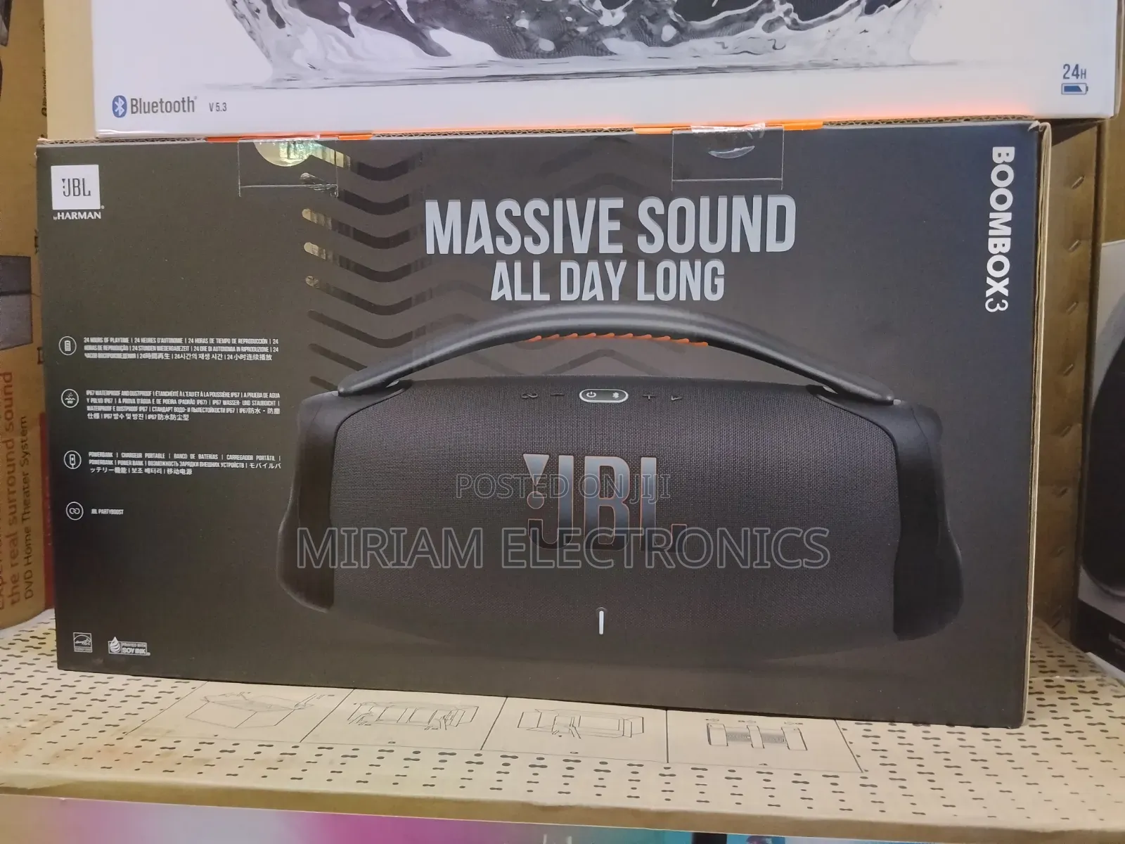 JBL Boombox 3 WiFi Powerful Bluetooth Speaker