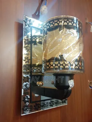 Glass Shade Wall Sconce Luxury Brass Adjustable Modern Bedside Lamp