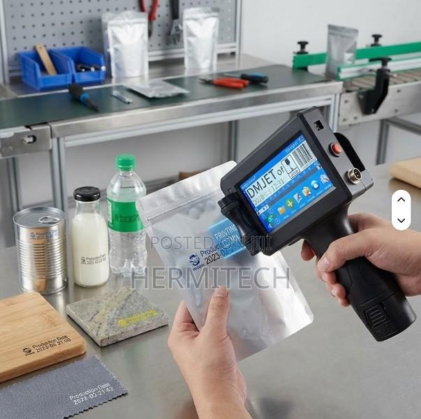 Portable 12.7mm Inkjet Printer With Fast Dry Ink for Factory Marking!
