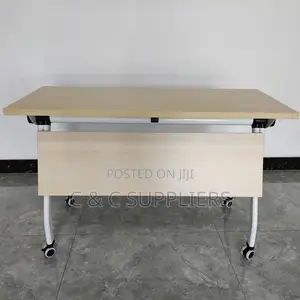 Brown Portable Folding Study Table-120cm