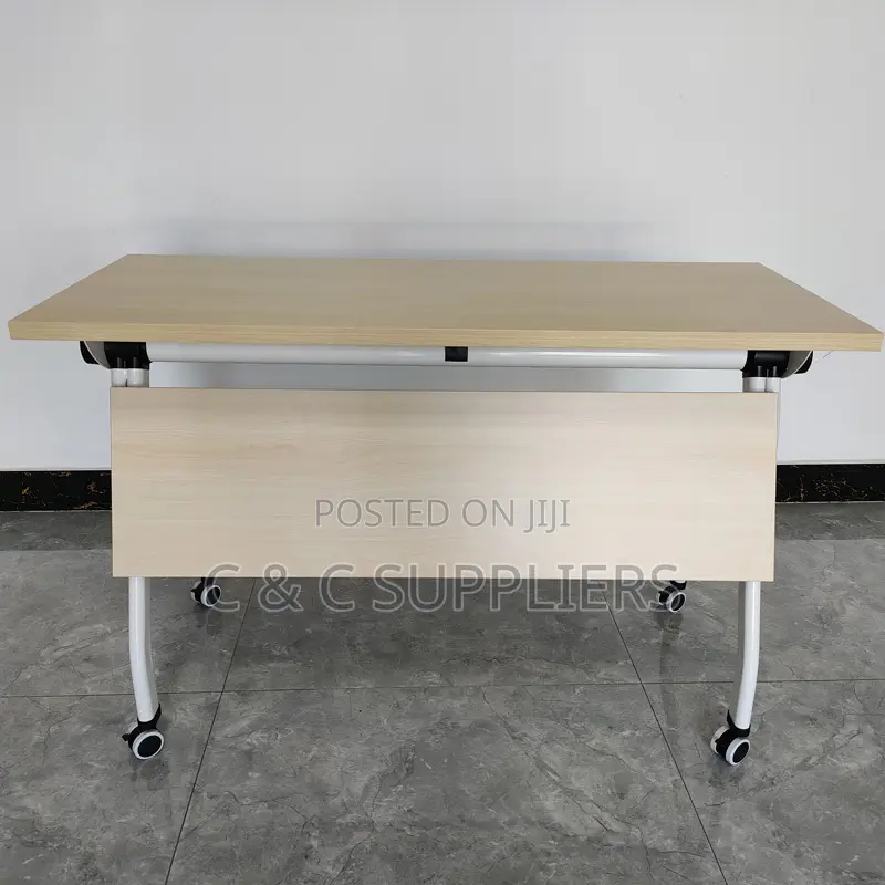 Brown Portable Folding Study Table-120cm