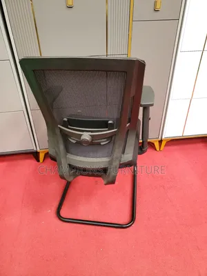 Stealth Black Mesh Boardroom/Visitors Office Chair