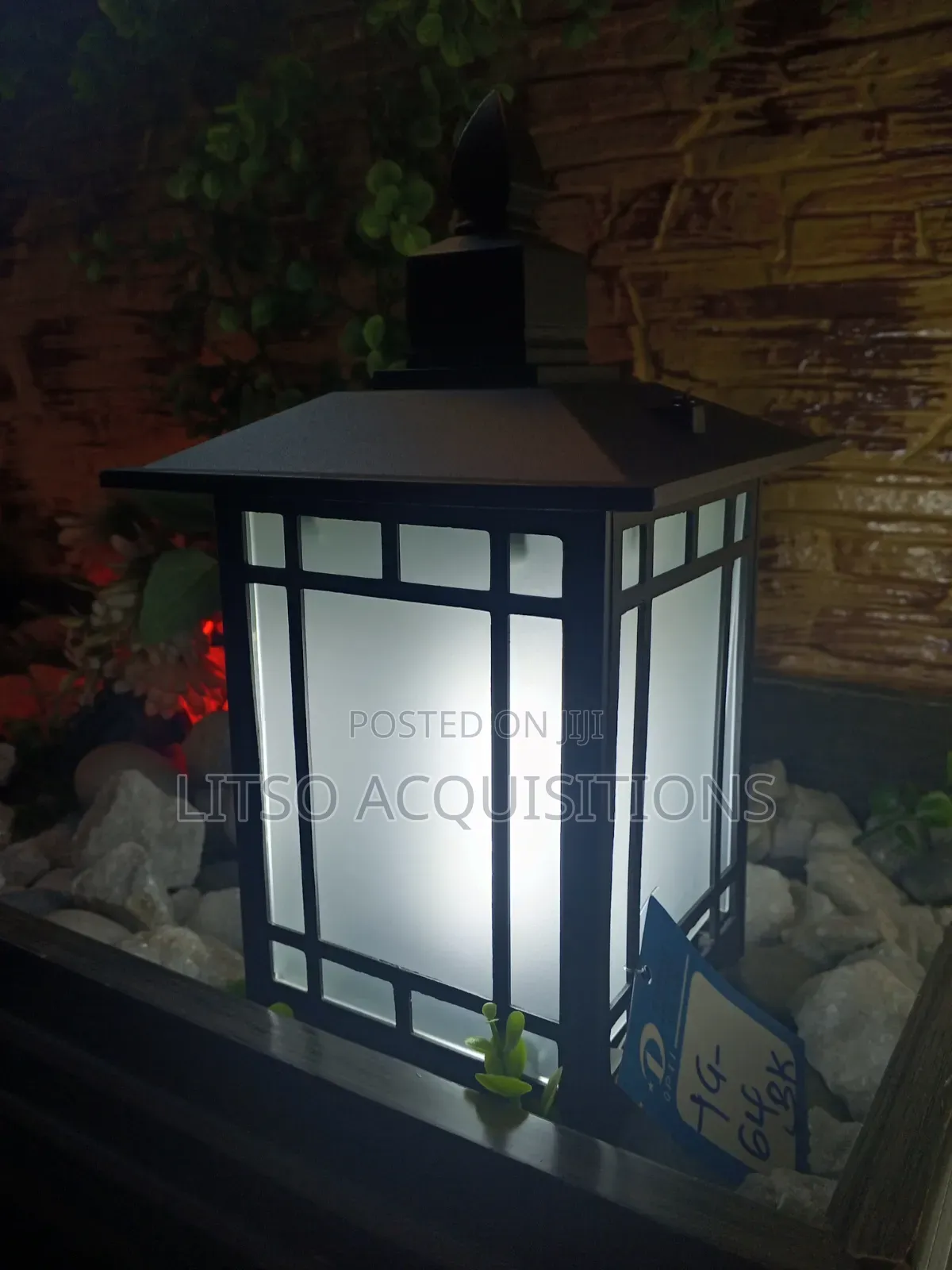 Black Outdoor Wall Lantern | Gate, Compound & Garden Light