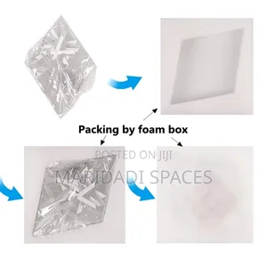 *36Pcs Diamond Shape DIY Acrylic Mirror Stickers*