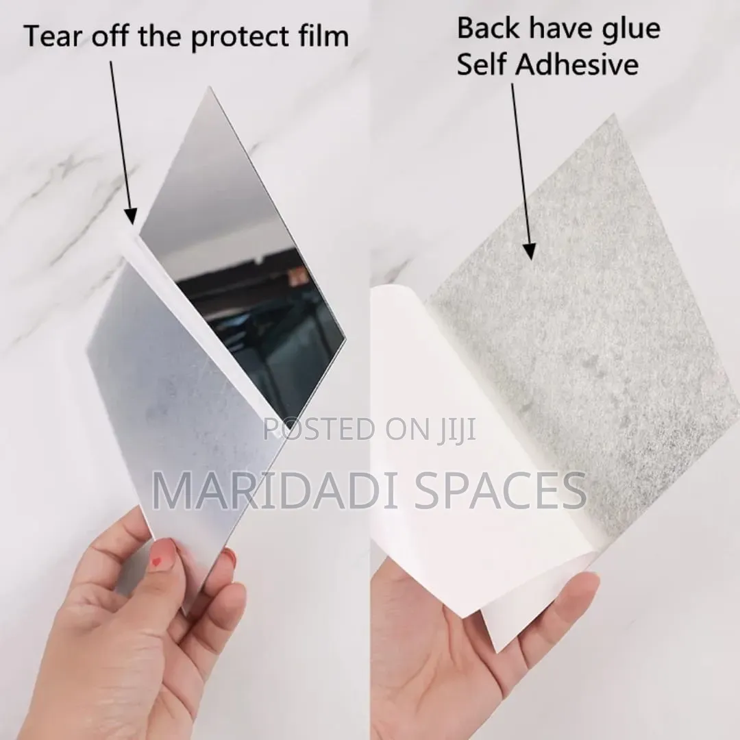 *36Pcs Diamond Shape DIY Acrylic Mirror Stickers*