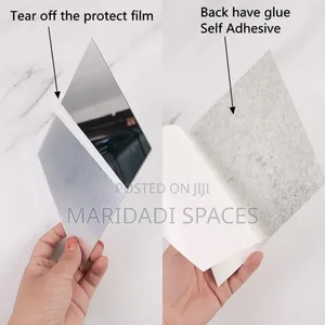 *36Pcs Diamond Shape DIY Acrylic Mirror Stickers*