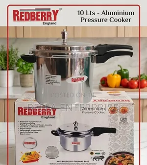 Redberry Premium Range Aluminium Pressure Cooker