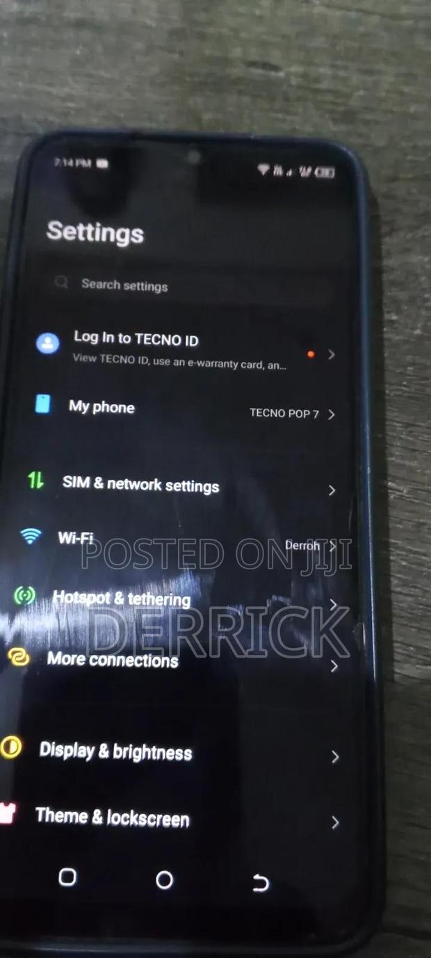 Tecno Pop 7 64 GB Blue - thumbnail 3