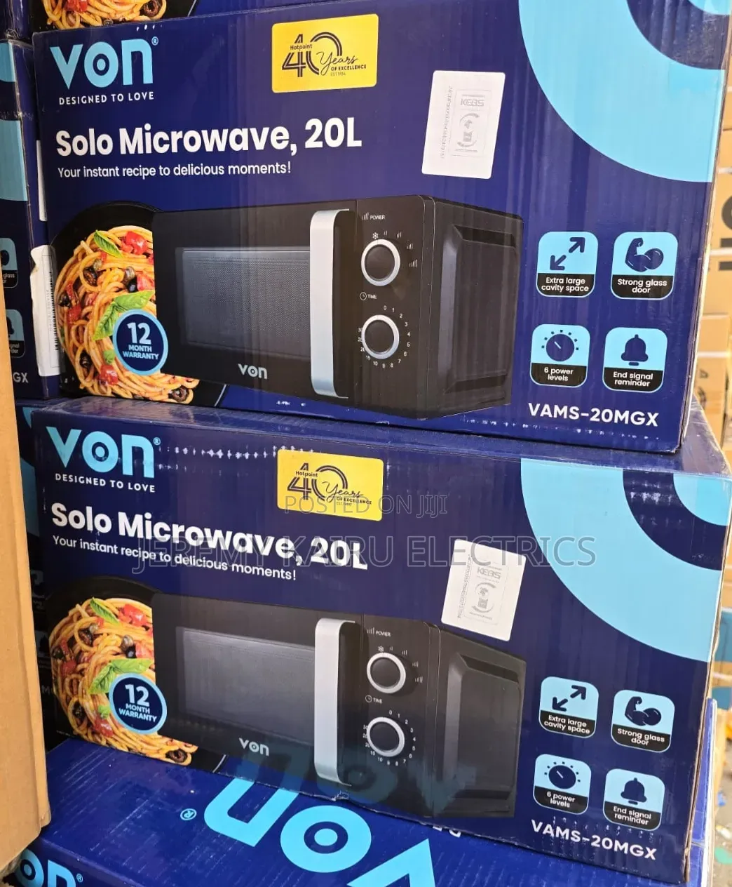 Von 20L Manual Microwave
