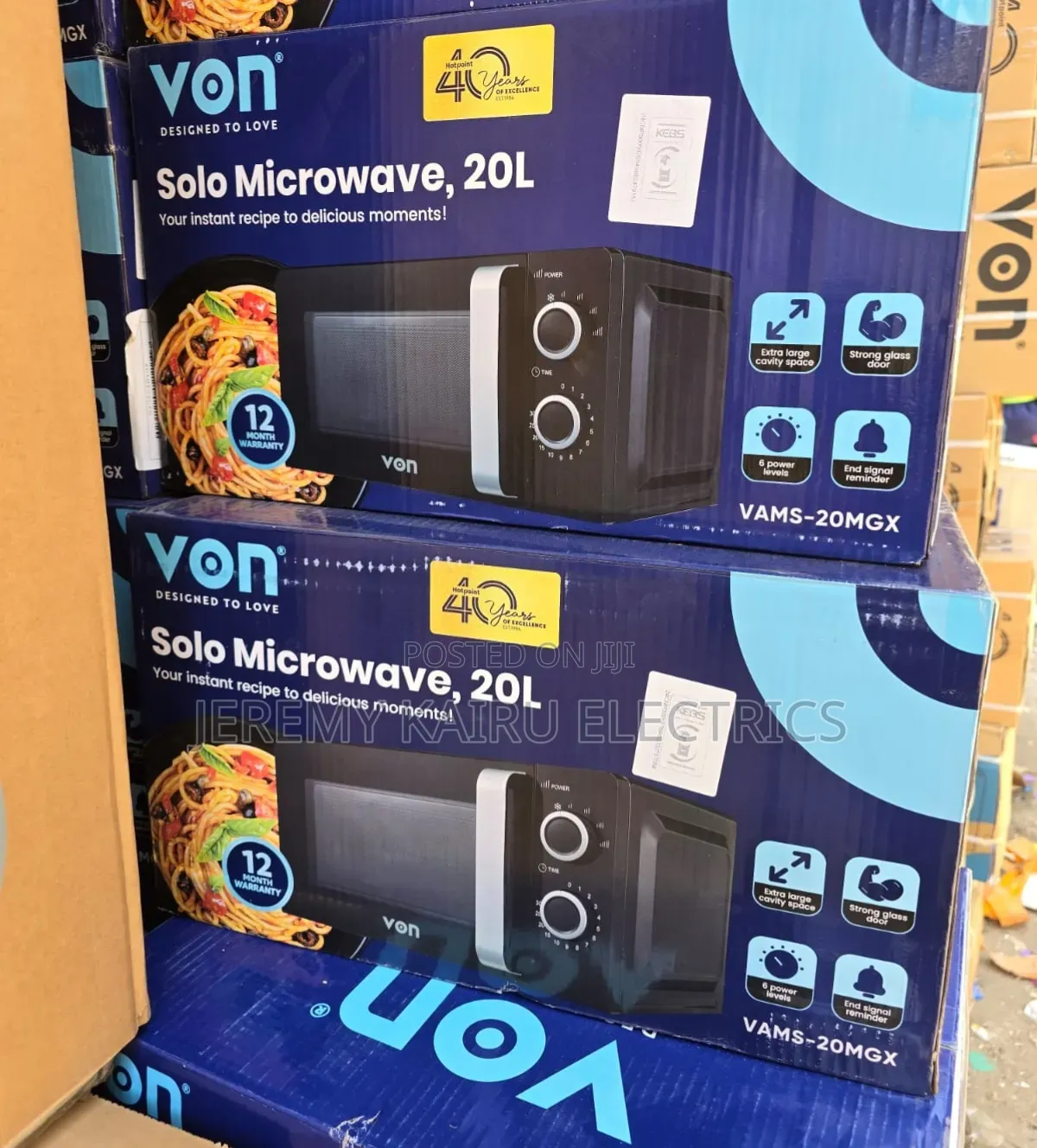 Von 20L Manual Microwave
