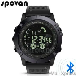 Tactical Sports Smartwatch Bluetooth Waterproof Fitness Tracker
