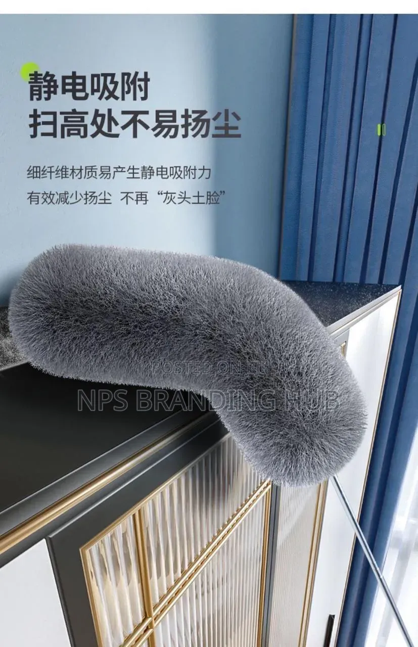 Microfiber Duster Extra Long Telescopic Pole ScratchResistant Cover(hm
