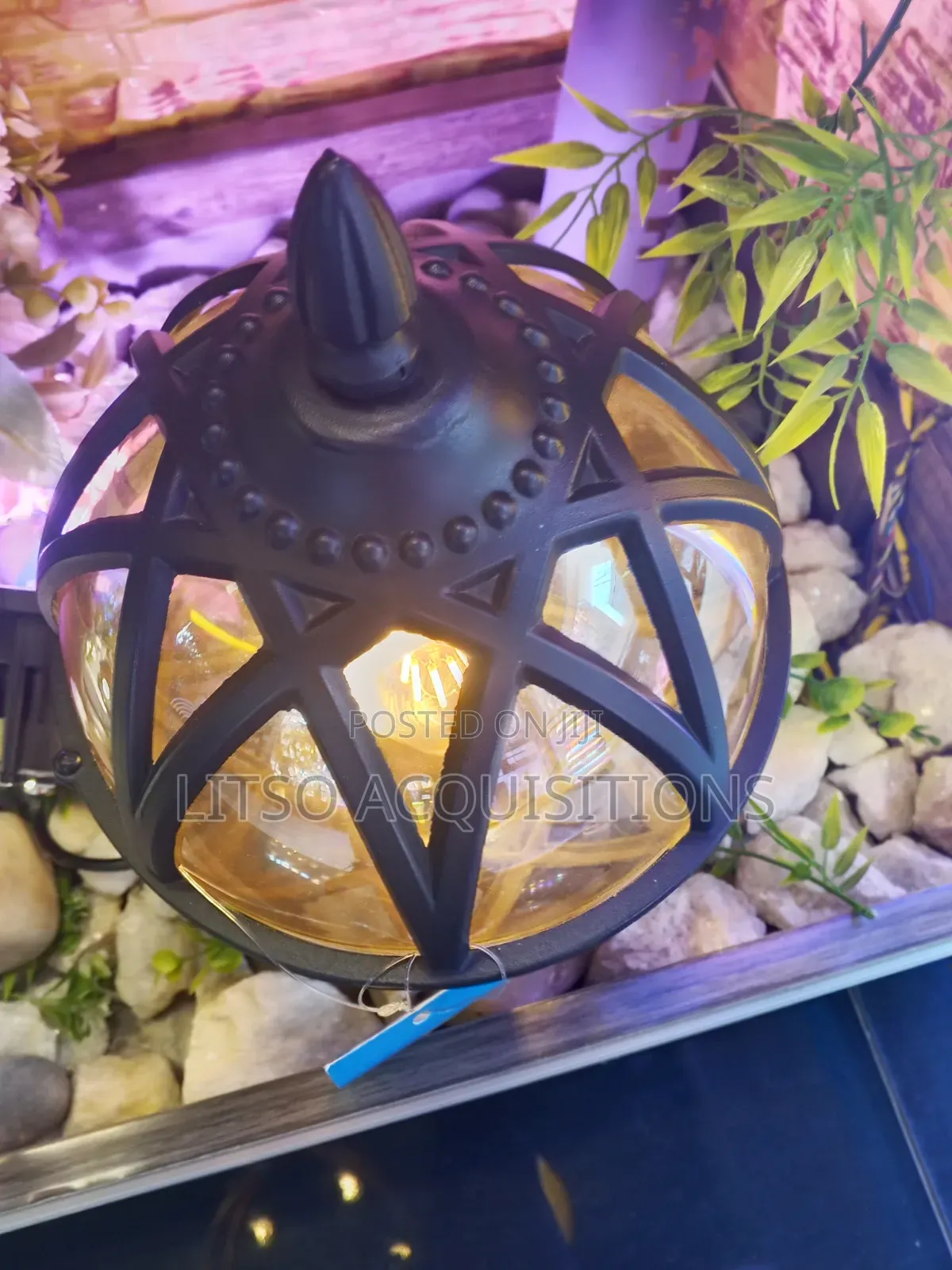 Black Outdoor Lantern | Decorative Gate & Pillar Light