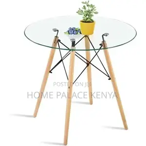 Eames Table; Durable Eames Style Glass Dining Table for Home