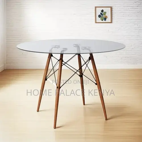 Eames Table; Durable Eames Style Glass Dining Table for Home