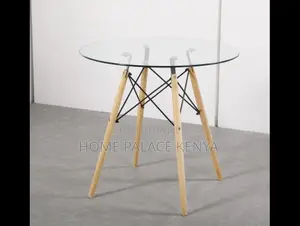 Eames Table; Durable Eames Style Glass Dining Table for Home