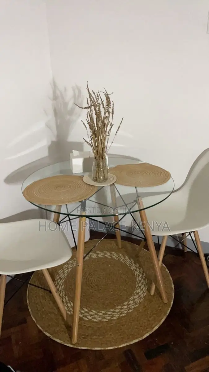 Eames Table; Durable Eames Style Glass Dining Table for Home
