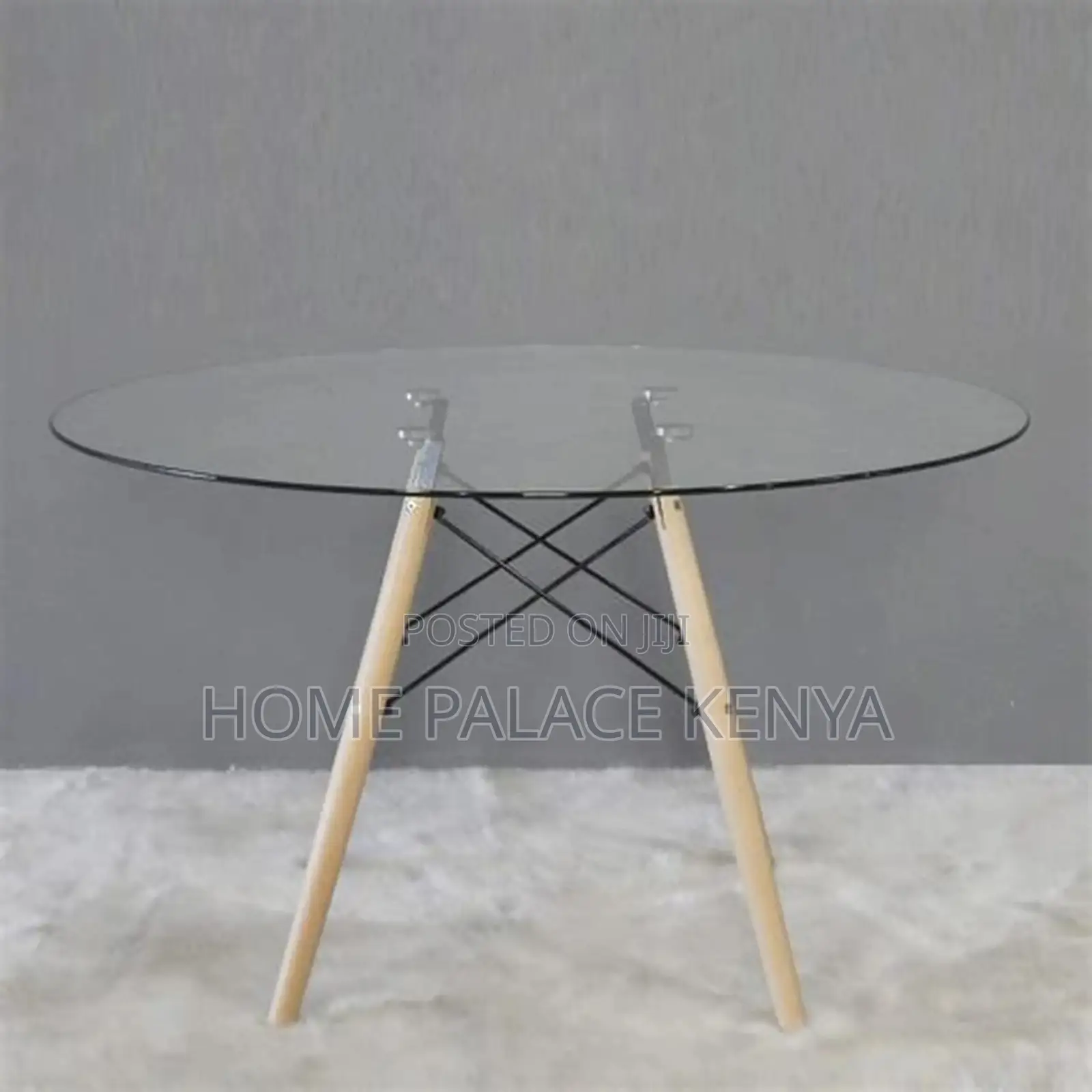 Eames Table; Durable Eames Style Glass Dining Table for Home