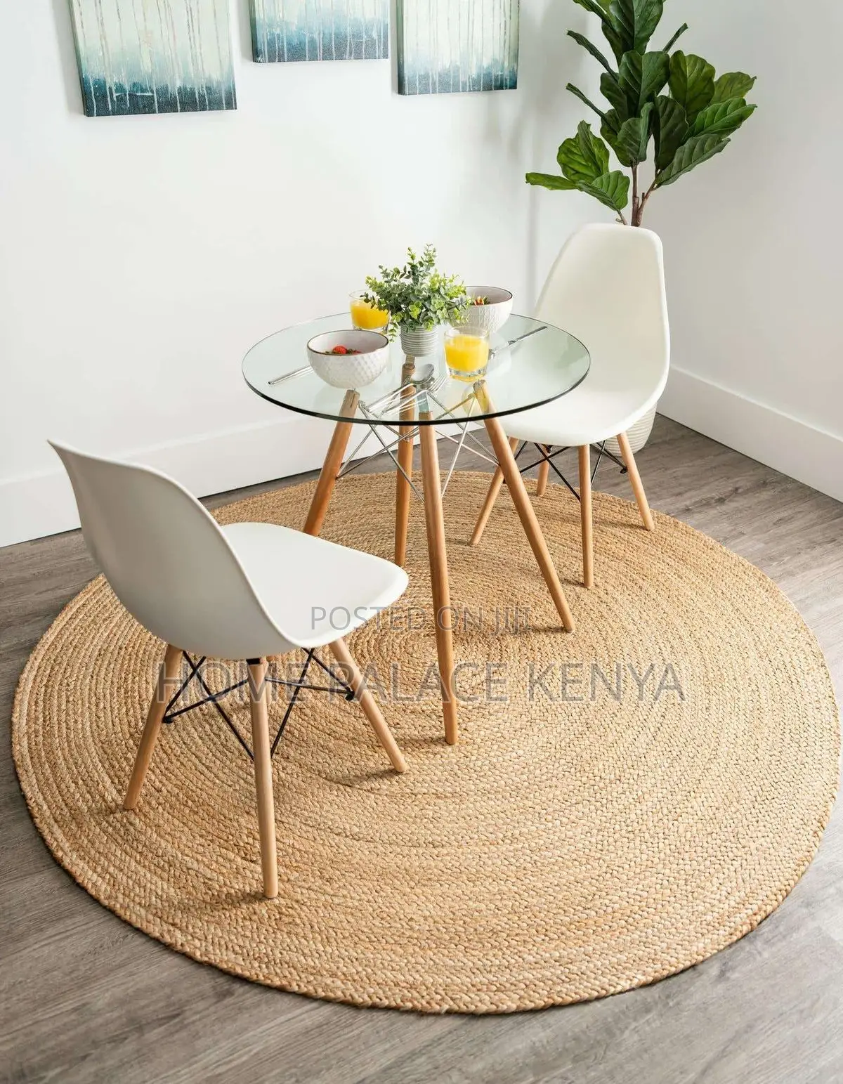 Eames Table; Durable Eames Style Glass Dining Table for Home