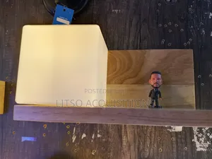 Modern Wooden Wall Shelf Light | LED Wall Lamp & Display Shelf